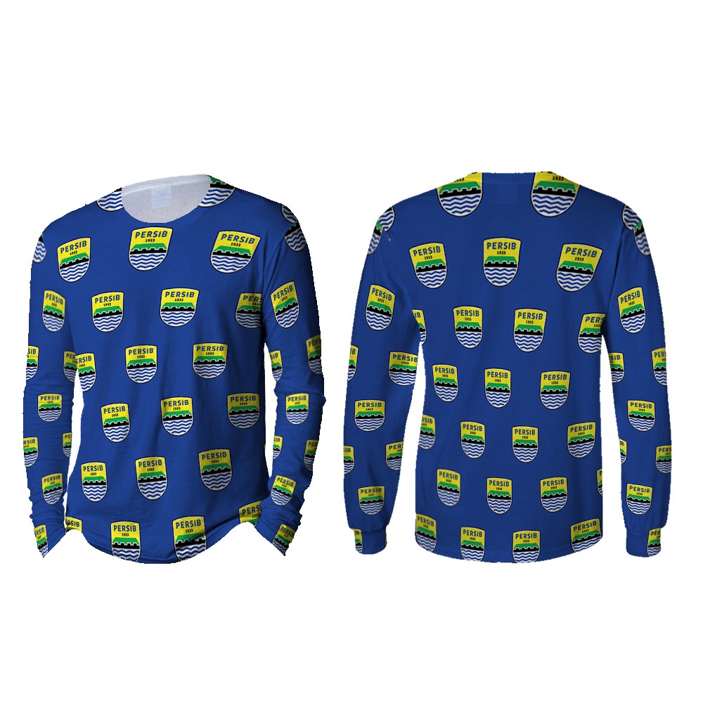 Kaos Pria Lengan Panjang PERSIB BANDUNG 3D Full Print Sublimation 004