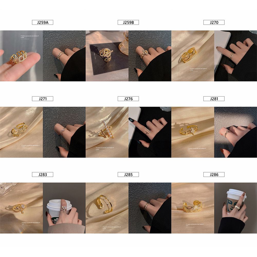 WONDERFUL Gift Knuckle Stacking Ring Punk Stackable Ring Open Rings Jewelry Accessories for Women Men Girls Gothic Vintage Adjustable Ring