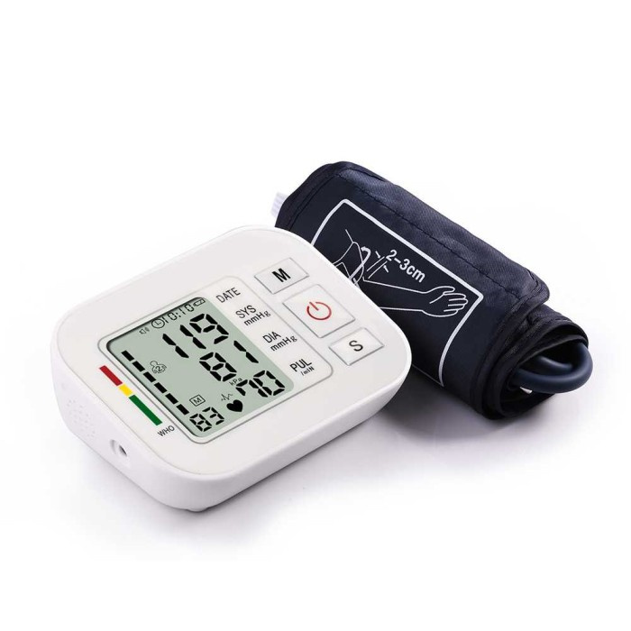 ZOSS Pengukur Tekanan Darah Sphygmomanometer Heart Rate Voice CK-W134