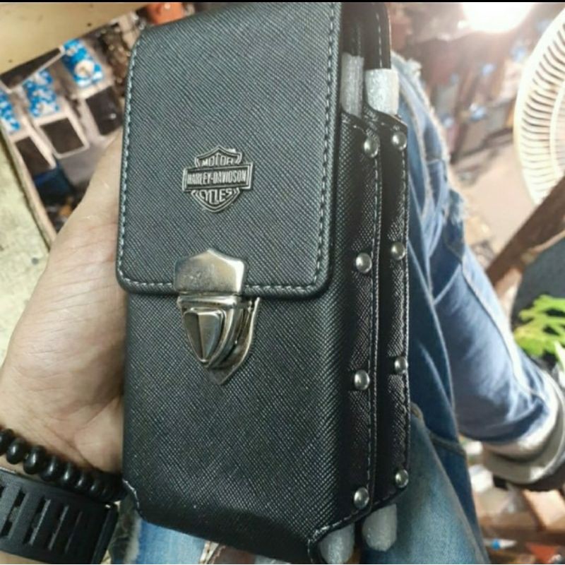 DOMPET HP PRIA MAXIMAL 6,5 INCI SARUNG HP PINGGANG PRIA SINTETIS