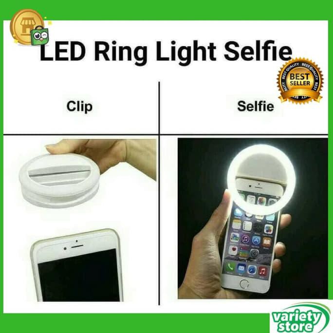 Promo Ring Light For Handphone Hp Lampu Selfie Murah Foto Bagus Terang Ready