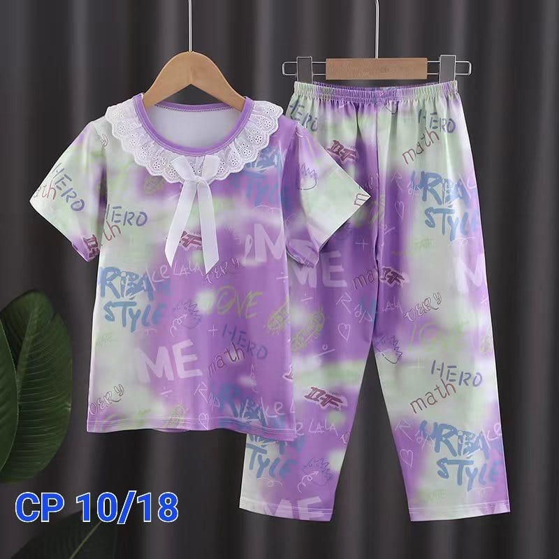 BAJU TIDUR ANAK IMPORT MURAH SETELAN PIYAMA SET CP/PP LENGAN C18-C1