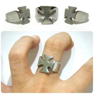 Skull ring murah ring titanium independen ring silver
