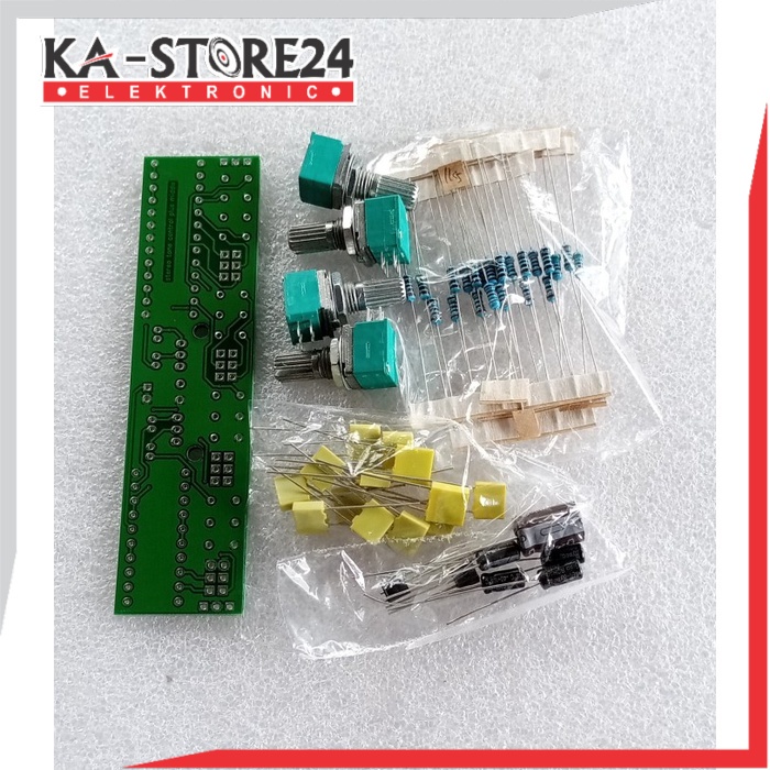DIY Stereo Tone Control 2 Trasistor Plus Middle