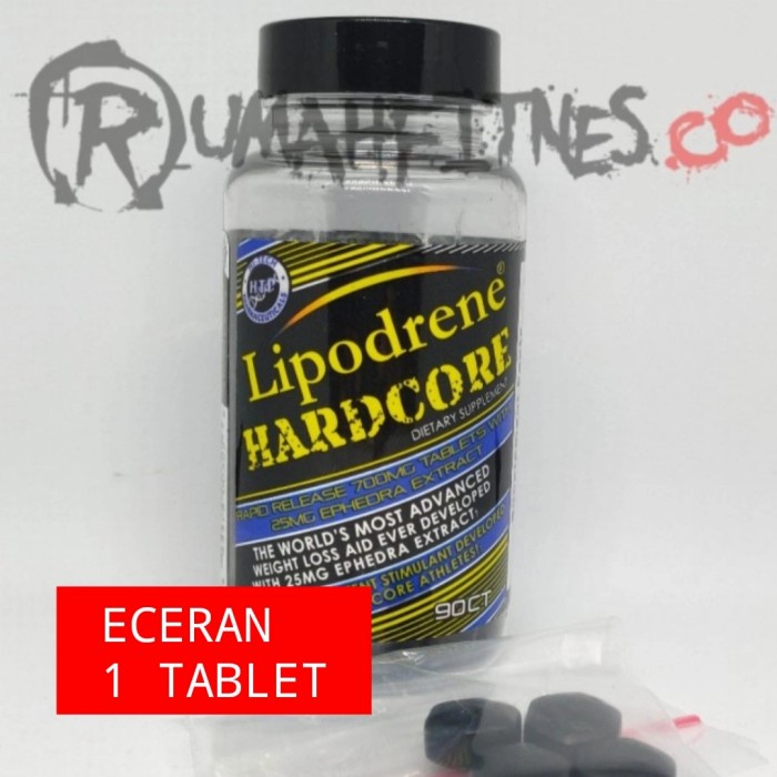 ISTIMEWA LIPODRENE HARDCORE FAT BURNER ECER 1 TABLET