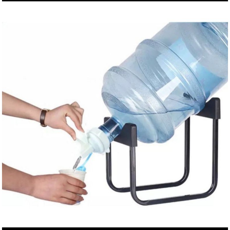 Rak galon / Rak kaki galon / Rak galon duduk + kran