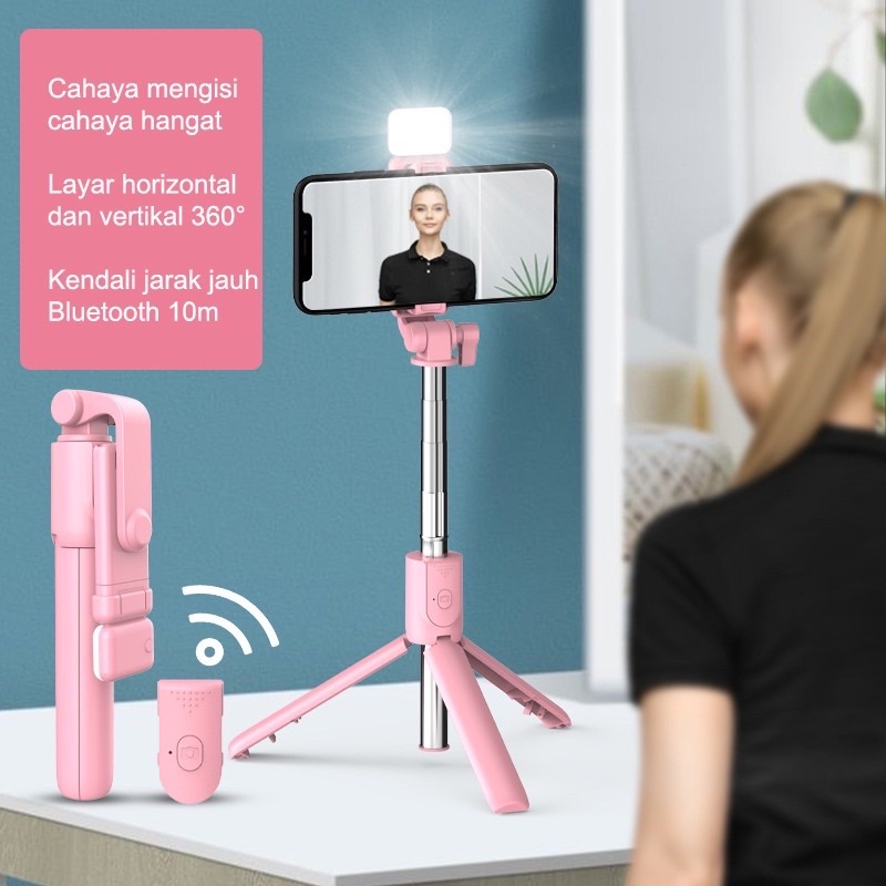 tripod tongsis 4in1 / selfie stick / penyangga hp