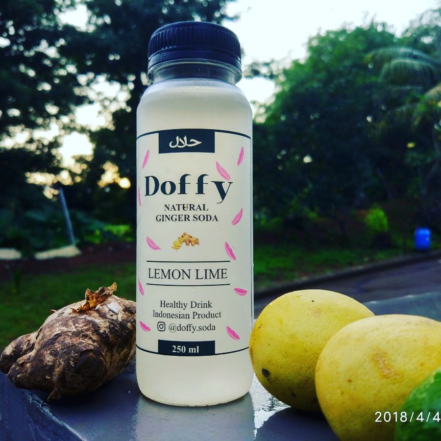 

Minuman lemon dan Jahe Doffy Natural General Soda