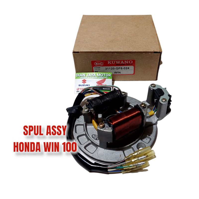 SEPUL ASSY SETATOR HONDA WIN 100 SPUL SPULL PLUS KRENT CERENT KIC DIAN JAYA MOTOR