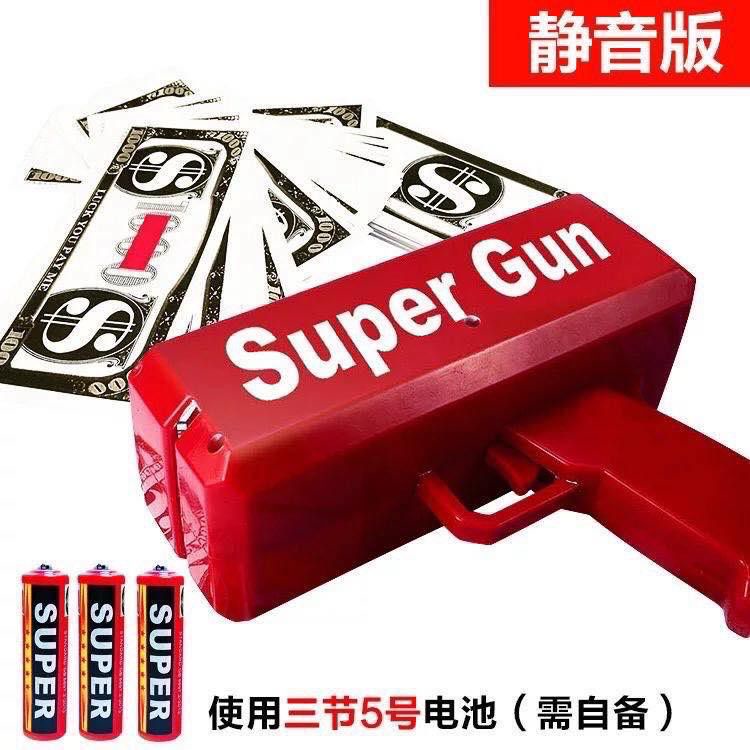 Money Gun Tembakan Uang - Pistol Uang Super Gun