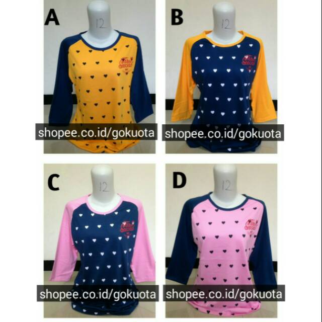 GROSIR 3SECOND CEWEK | ATASAN CEWEK 7/8 | KAOS OBLONG CEWEK