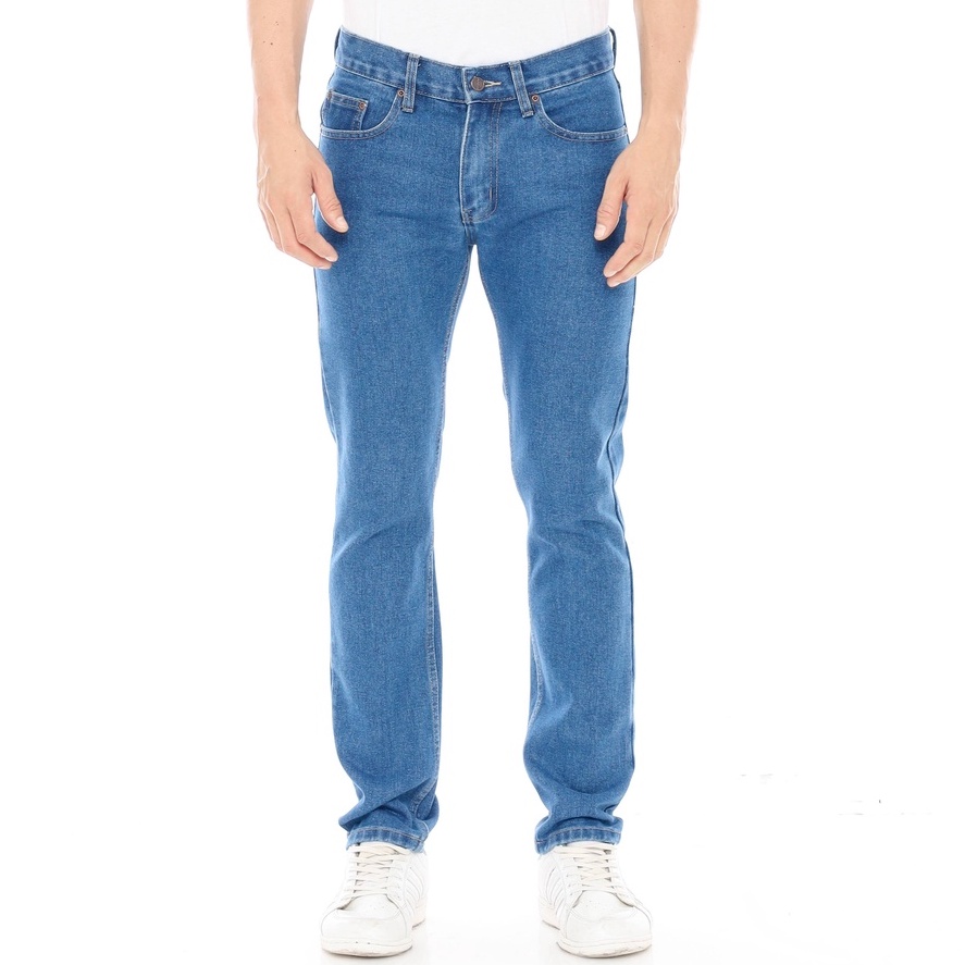 Celana Jeans Denim Pria Straight Cut AMW Jeans MER 5