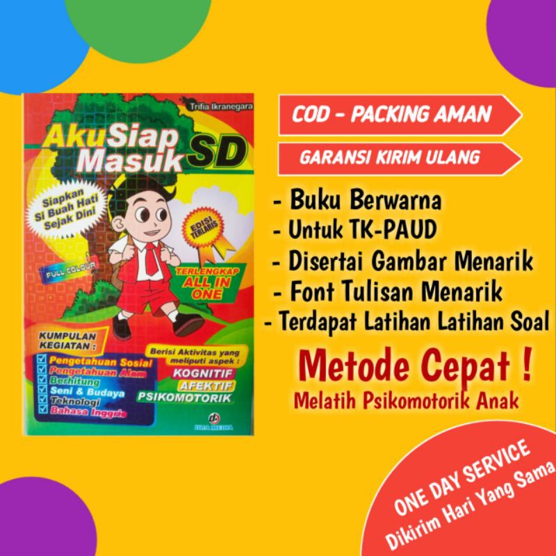 BUKU AKU SIAP MASUK SD BUKU BACAAN ANAK SD