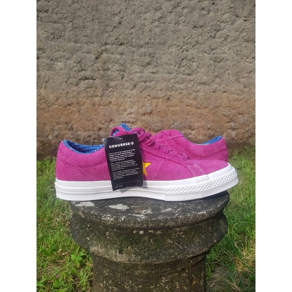 converse one star ox rose maroon