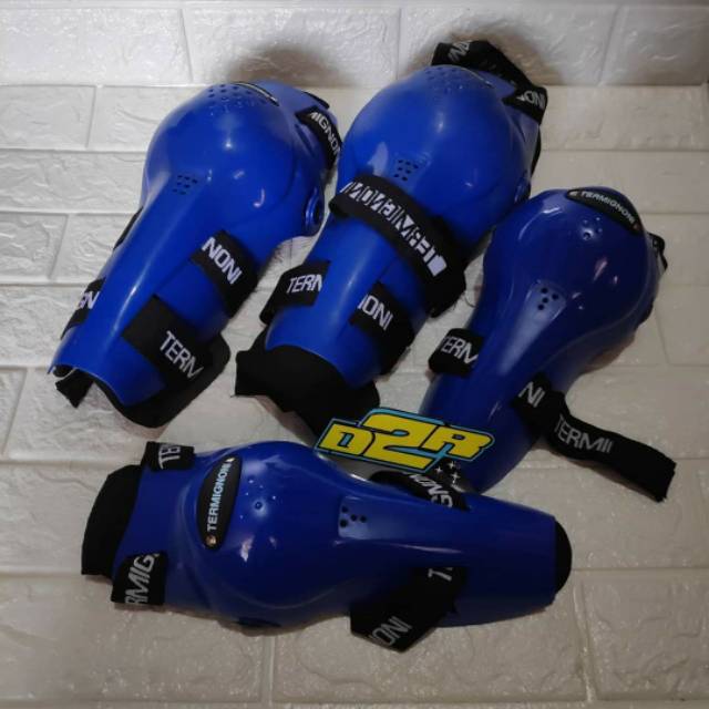 PELINDUNG LUTUT DAN SIKUT TERMIGNONI. KNEE GUARD MOTOCROSS ELBOW POTECTOR MOTOCROSS BODY PROTEKTOR