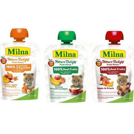 4.4 Promo Brand MILNA NATURE DELIGHT FRUIT PUREE MPASI BAYI