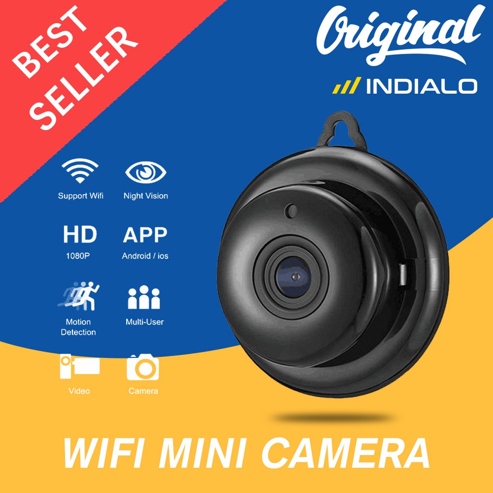 CCTV HD Wireless Ip Mini Camera Wifi Smart Net Cam Aplikasi V380 A1