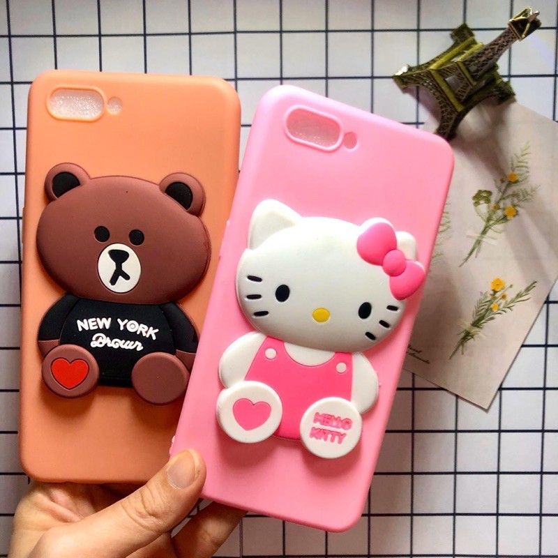case tpu kartun timbul - samsung a51 m31