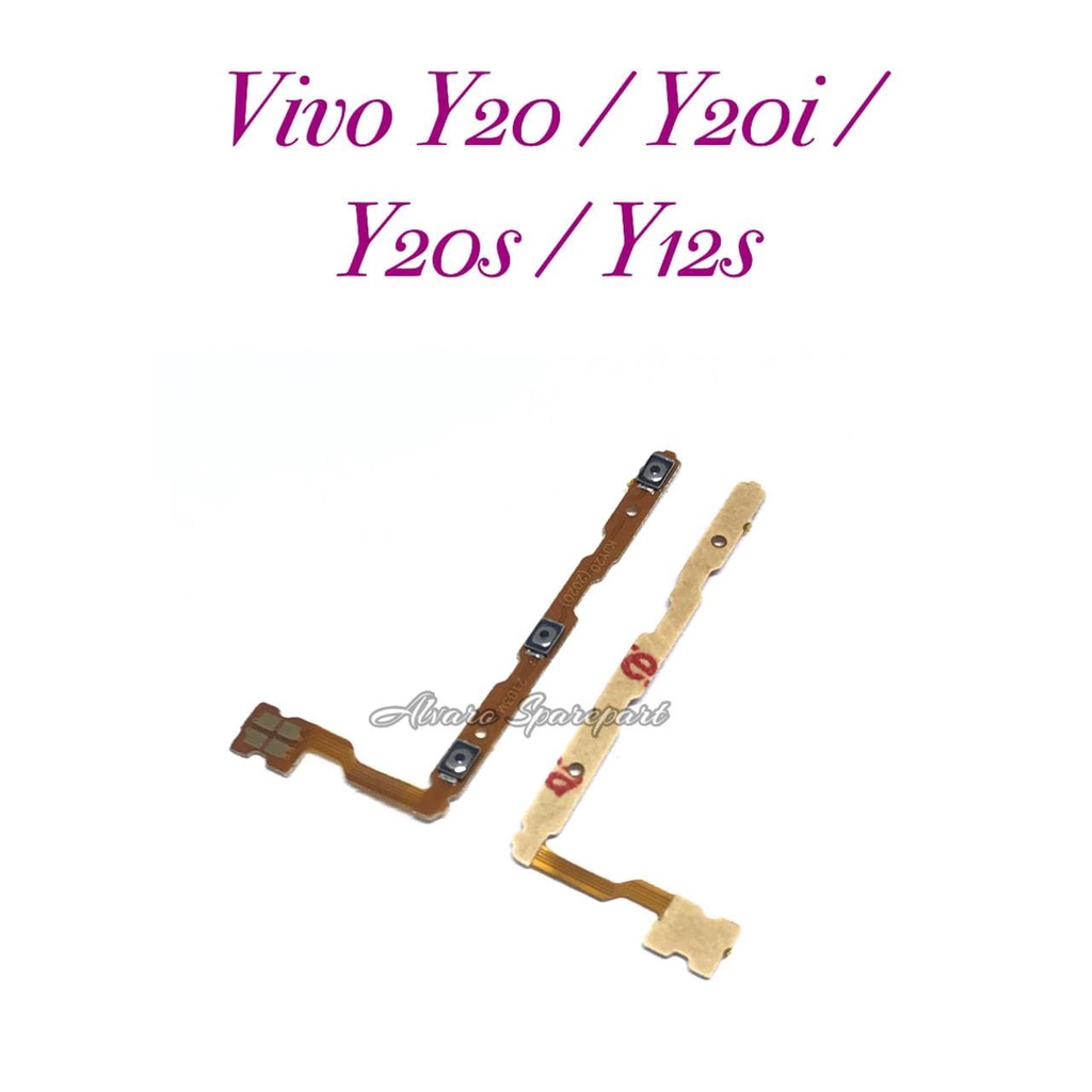 FLEKSIBEL ON OFF VIVO Y20 / Y20i / Y20S / Y12S - TOMBOL DAYA ON OFF VOLUME
