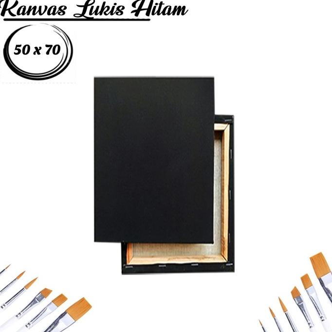 

KANVAS LUKIS HITAM 50 X 70 / CANVAS LUKIS FRAME 50 X 70 CM-SIAP PAKAI