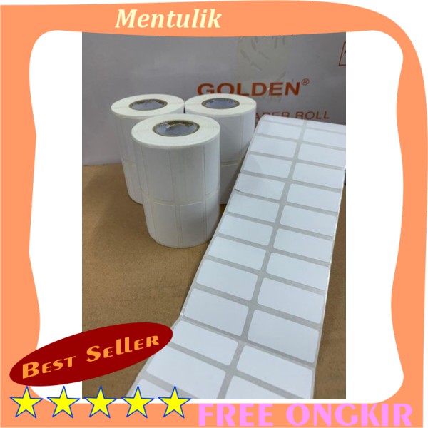 

HOT PROMO !!! LABEL BARCODE XPrinter XP-360B Uk. 33 X 15 2 LINE THERMAL 33X15 MM