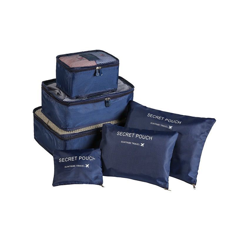 KAISSO - [ 6 IN 1 ] TAS TRAVEL ORGANIZER TRAVELLING BAG POUCH SET TAS PENYIMPANAN SERBAGUNA