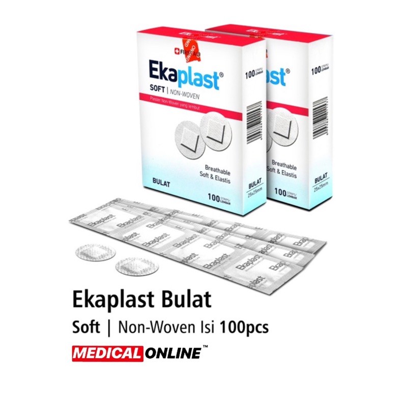 PLESTER PLESTERIN SOFT BULAT EKAPLAST NON WOVEN MEDICAL ONLINE MEDICALONLINE