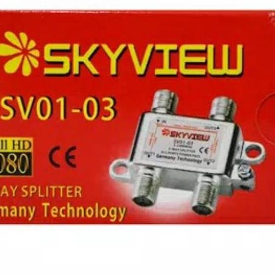 Hot - SPLITTER Skyview 3 Way  4 way 2way 6way 1 antena Tv Pararel untuk 2 - 3- 4 -6 Tv 시