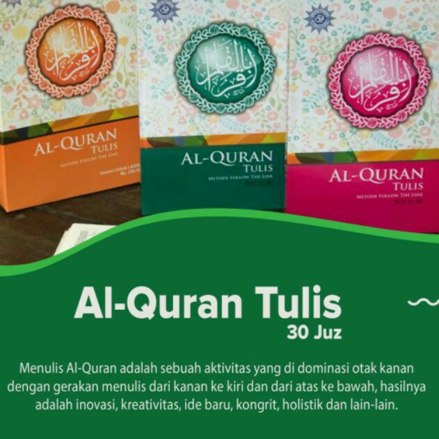 Al Quran Tulis 30 Juz Isi 3 Jilid / Al Quran Tulis 30 Juz Isi 1 Jilid
