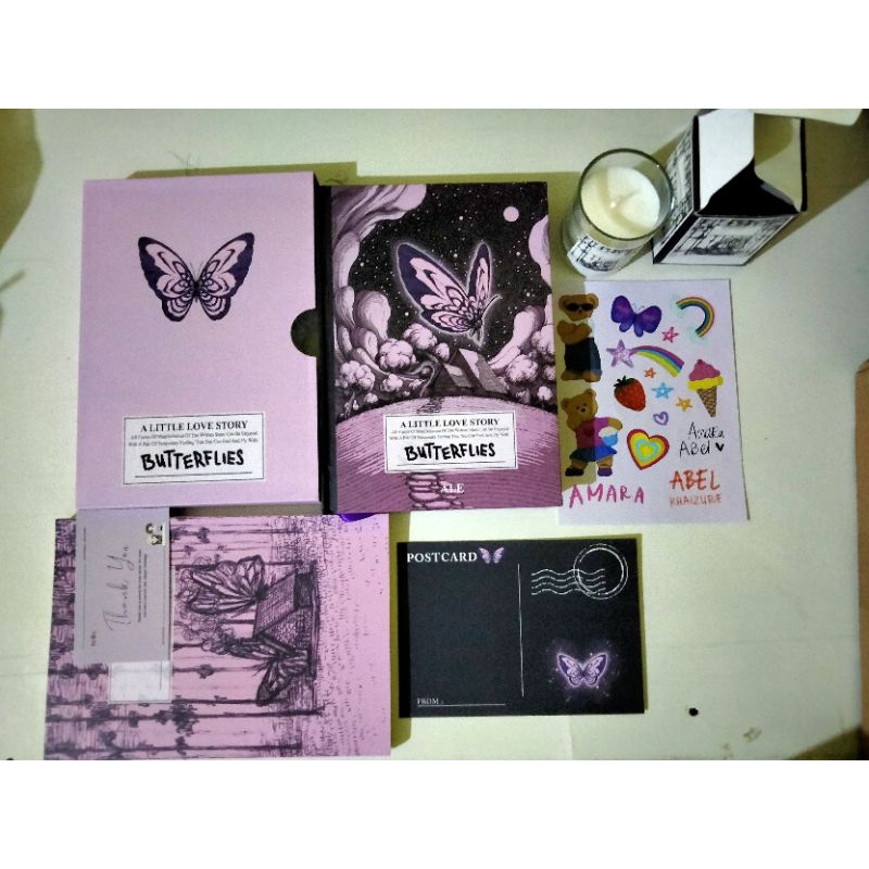 Preloved novel butterflies paket abel