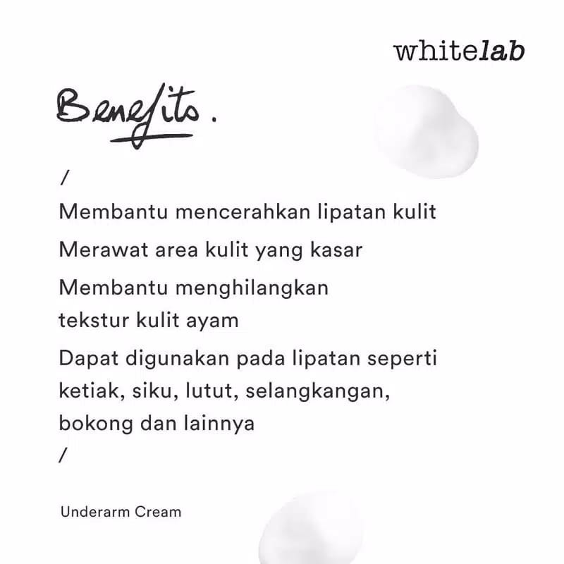 WHITELAB Underarm Cream 20g