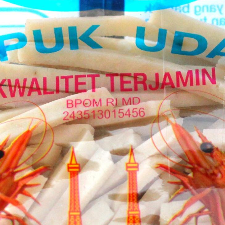 

wpyp Dua Menara Eiffle Kerupuk Udang Mentah Bentuk Ukuran Stik 250g o44☋