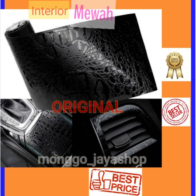  Stiker  Mobil Motif  Kulit  Buaya Sticker  Interior Mobil 