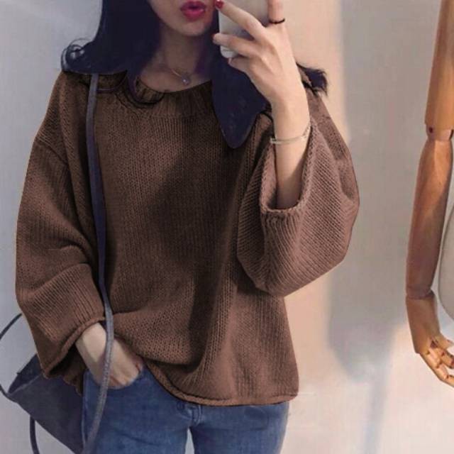 SWEATER  ZERO/ZERO /RAJUT WANITA /ATASAN RAJUT WANITA ALEXANDRA/SWEATER RAJUT WANITA ZERO/SWEATER/BAJU RAJUT