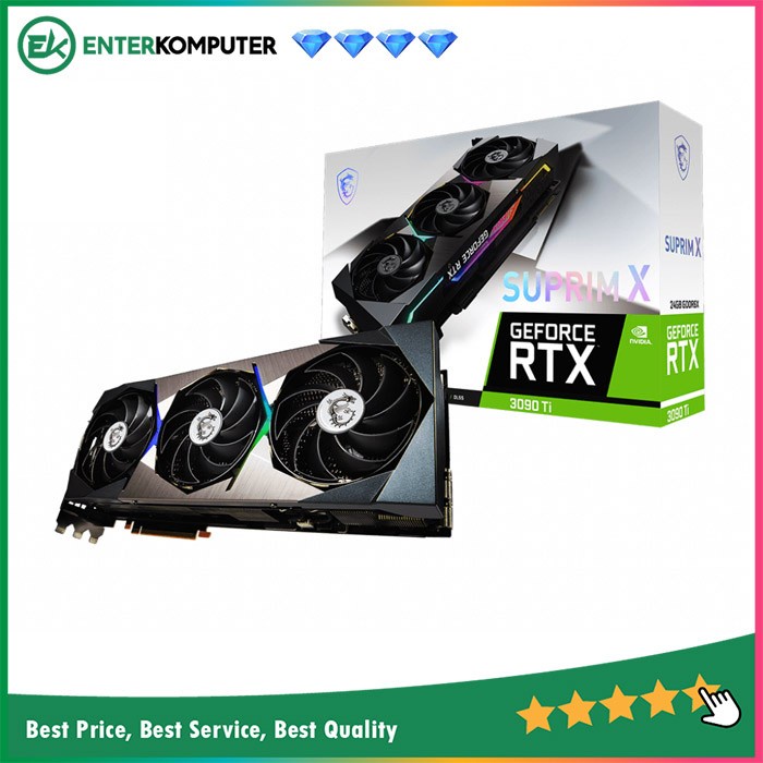 MSI GeForce RTX 3090 Ti 24GB GDDR6X - SUPRIM X