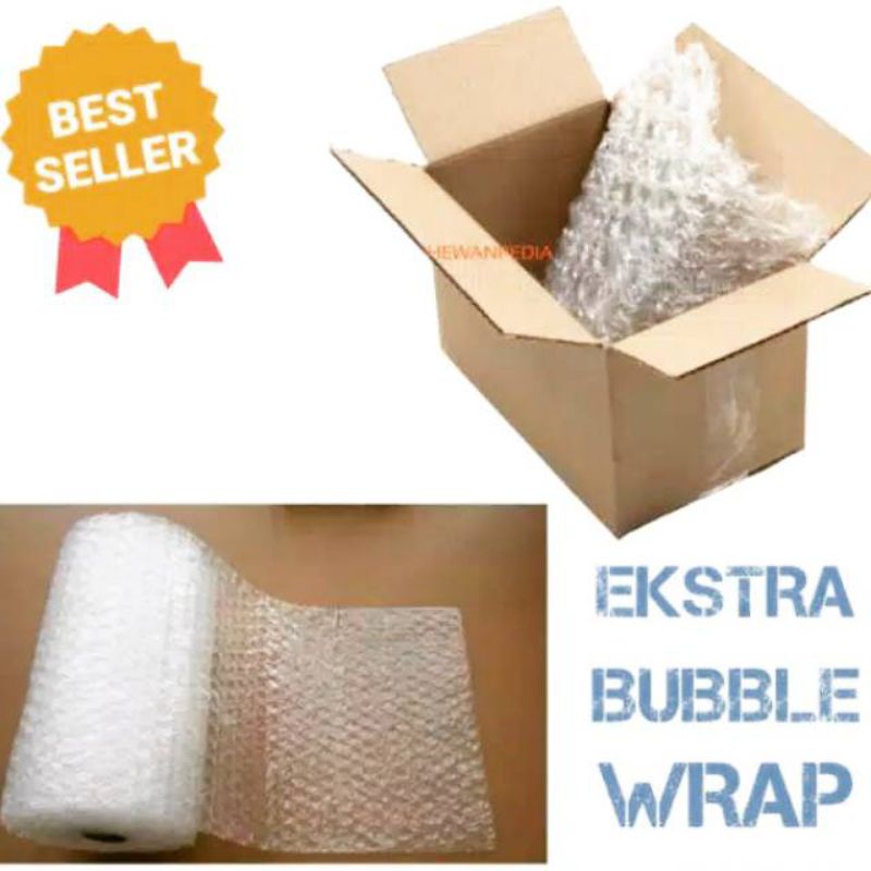 

EKSTRA BUBBLE WRAP - Tambah Ketebalan Packing Bubble Wrap