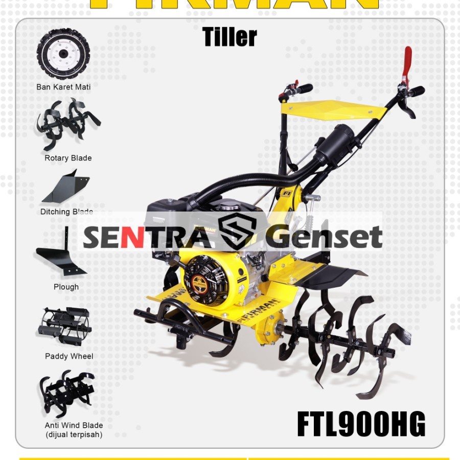 mesin bajak mini firman FTL900HG