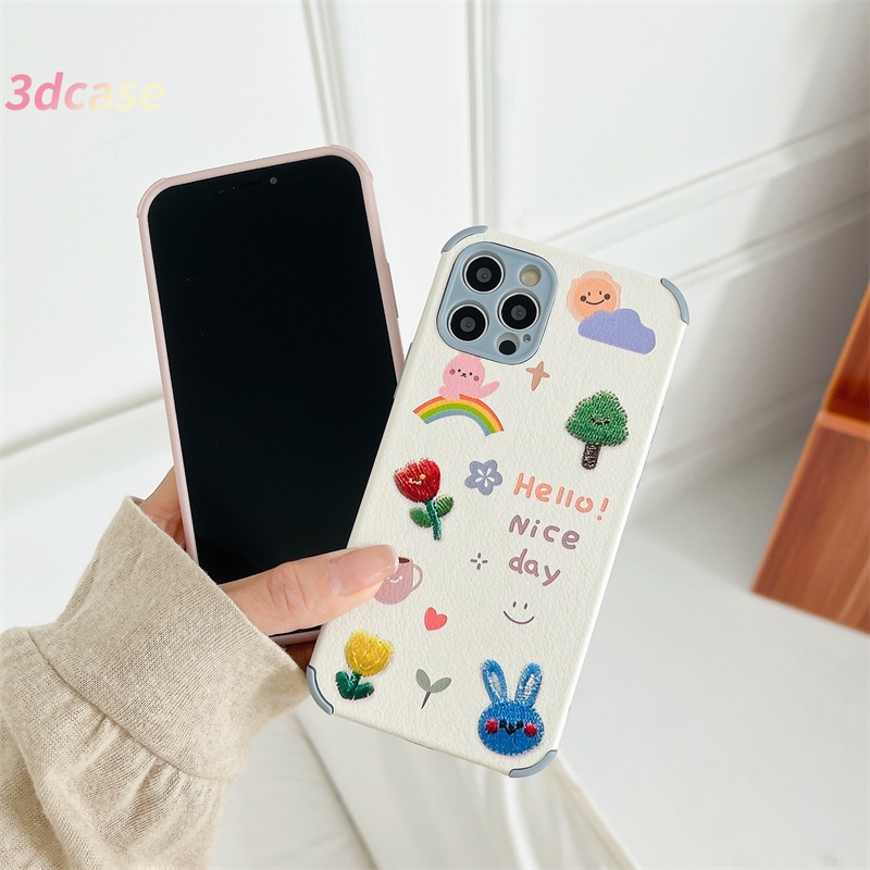 Xiaomi POCO M3 Case Casing Xiaomi Redmi POCO X3 NFC X3 PRO M3 Redmi 9 9C NFC 9A 9i 9T 9 PRO Power 10X POCO M2 PRO Redmi Note 9 8 10 10S 9 PRO MAX 9S A15 A15S A54 Desain Kartun Lamb Skin Leather Camera Lens Protection Soft Case