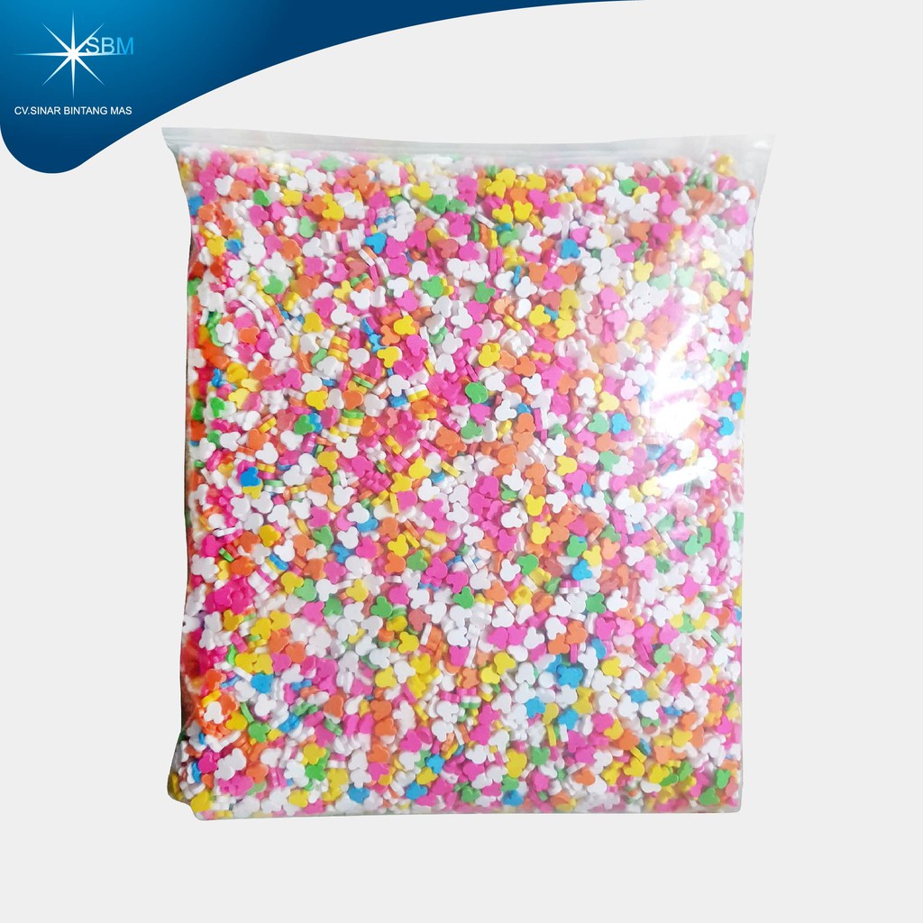 

Bahan Kue Sprinkles Mickey Mouse untuk hiasan kue 500 gram