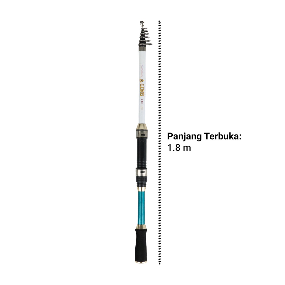 A Long Joran Pancing Antena Portable Carbon Fiber Telescopic 1.8 m - ZH06