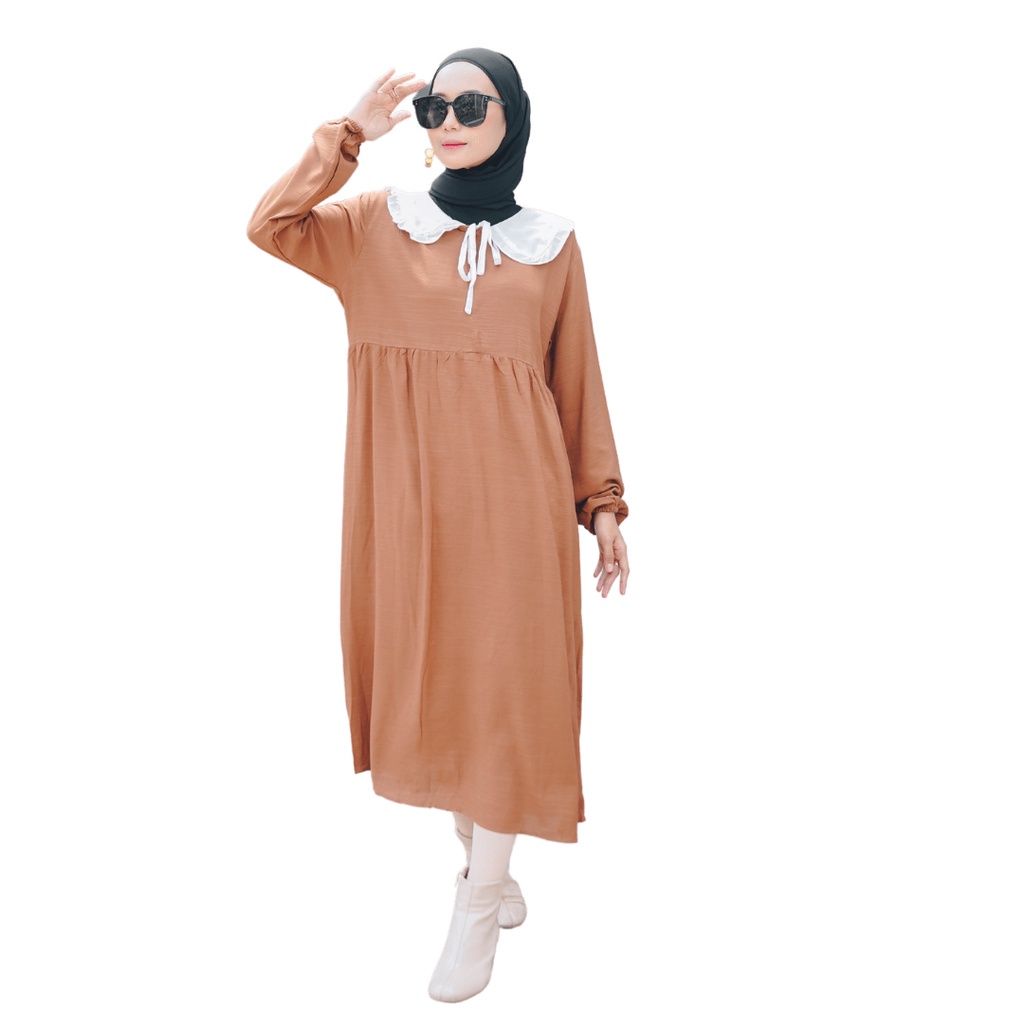 Daisy Tunik Rayana Long Tunic Crincle Premium