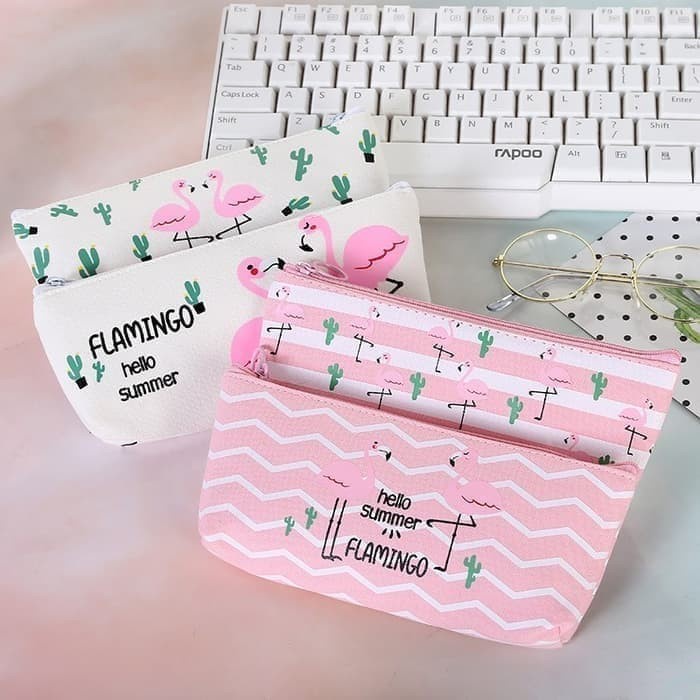 

Segera Miliki Pencil Case Kanvas - Tempat Pensil Kotak Pensil Flamingo Pencil Pouch Bagus
