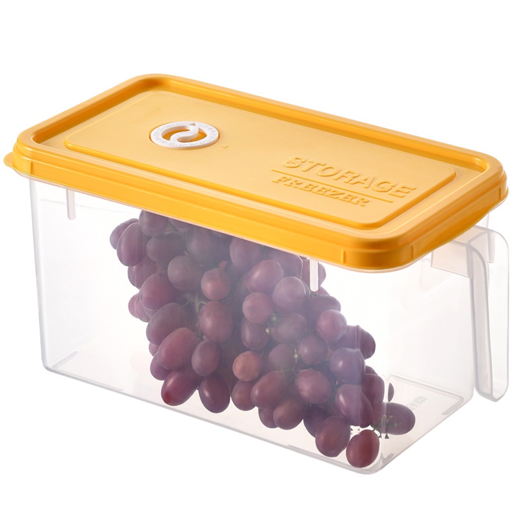 【COD Tangding】3 Colors Stackable Organize Kitchen Refrigerator Food Storage with Handle Lid