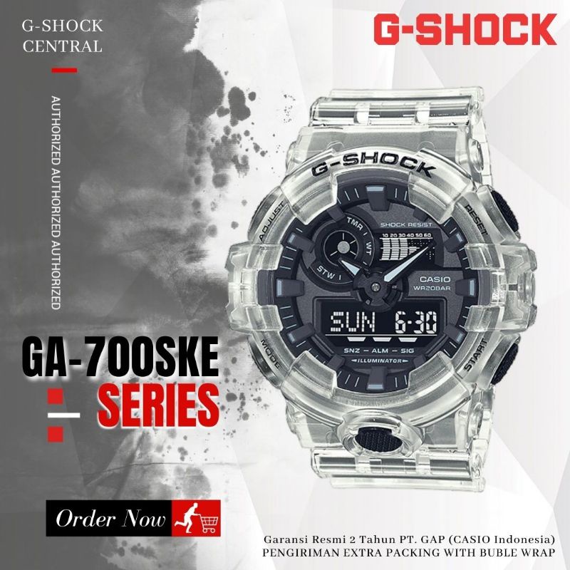 Jam Tangan Casio G-Shock GA-700SKE-7A / Gshock GA 700SKE 7ADR Original Garansi Resmi 2 Tahun