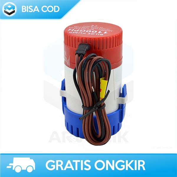 POMPA AIR BERTEKANAN TINGGI SUNSUN SUBMERSIBLE BILGE PUMP 12V 1100gph