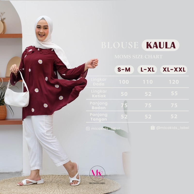 BAJU COUPLE BLOUSE IBU DAN ANAK BAJU ATASAN COUPLE IBU DAN ANAK KAULA