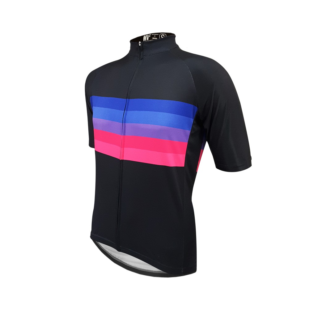MV2 Unisex Cycling Jersey Gradient Neon
