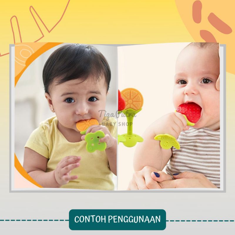 [rumahbayipdg] Teether buah/gigitan bayi BPA free