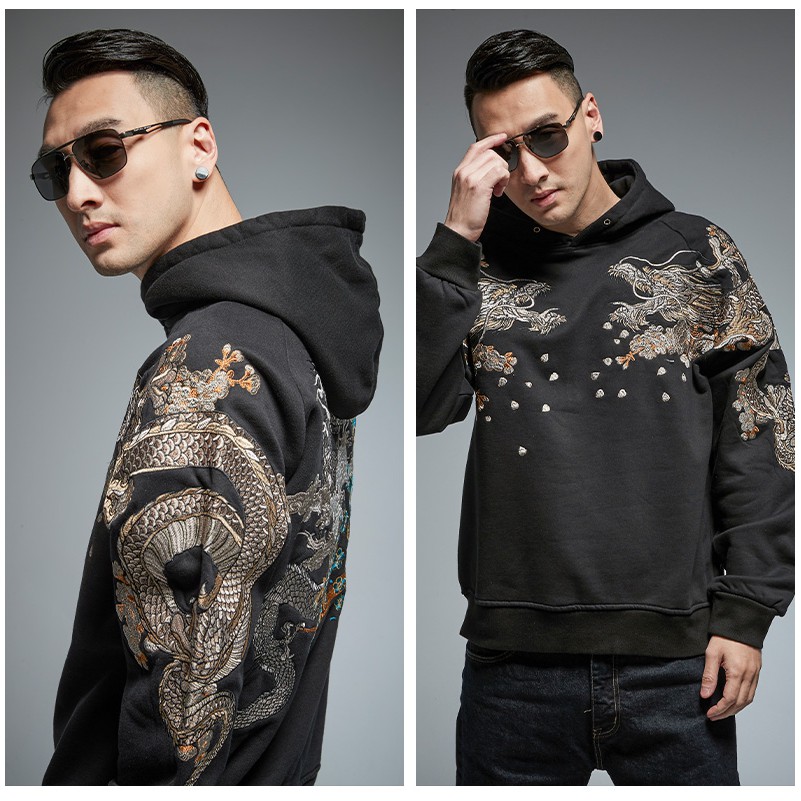 Outwear Hoodie Jaket Sukajan Dragon yokosuka jaket sukajan