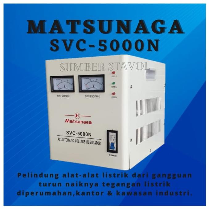 Stabilizer Stavol Matsunaga 5000N - 5000 Va - 5000 Watt Stavolt
